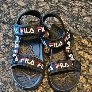 Fila Kids' Black Sandals
